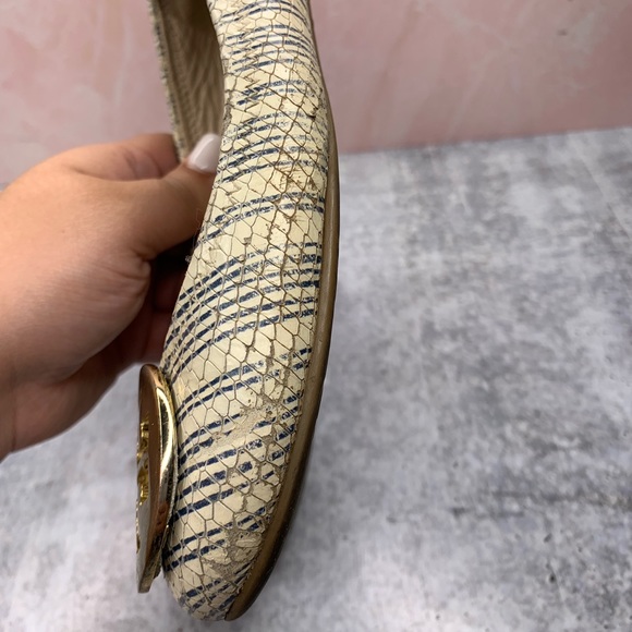 TORY BURCH | REVA SNAKE BALLET Flats - Picture 5 of 8
